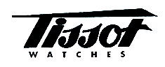 Logo tissot la relojeria vintage
